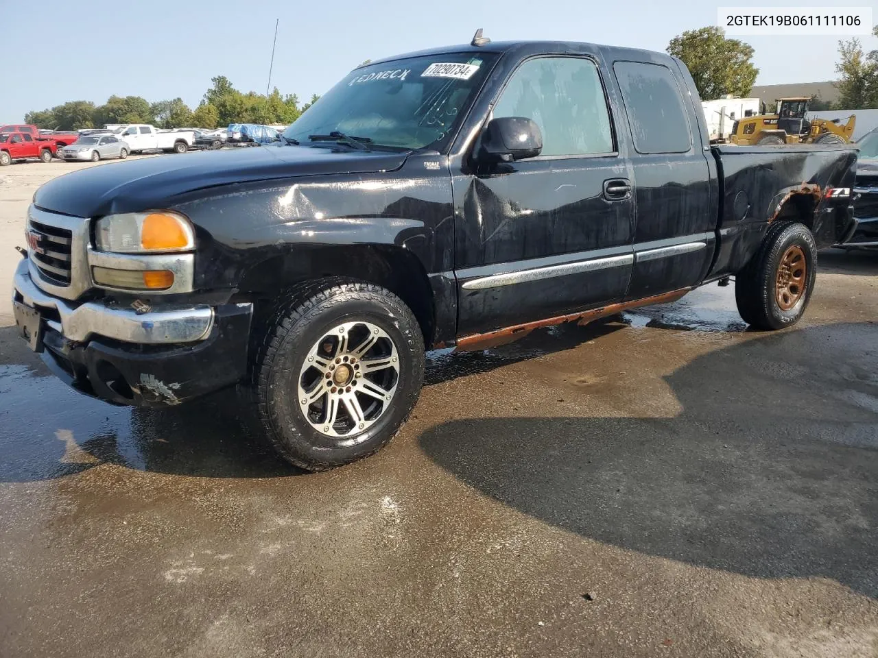 2006 GMC New Sierra K1500 VIN: 2GTEK19B061111106 Lot: 70290734