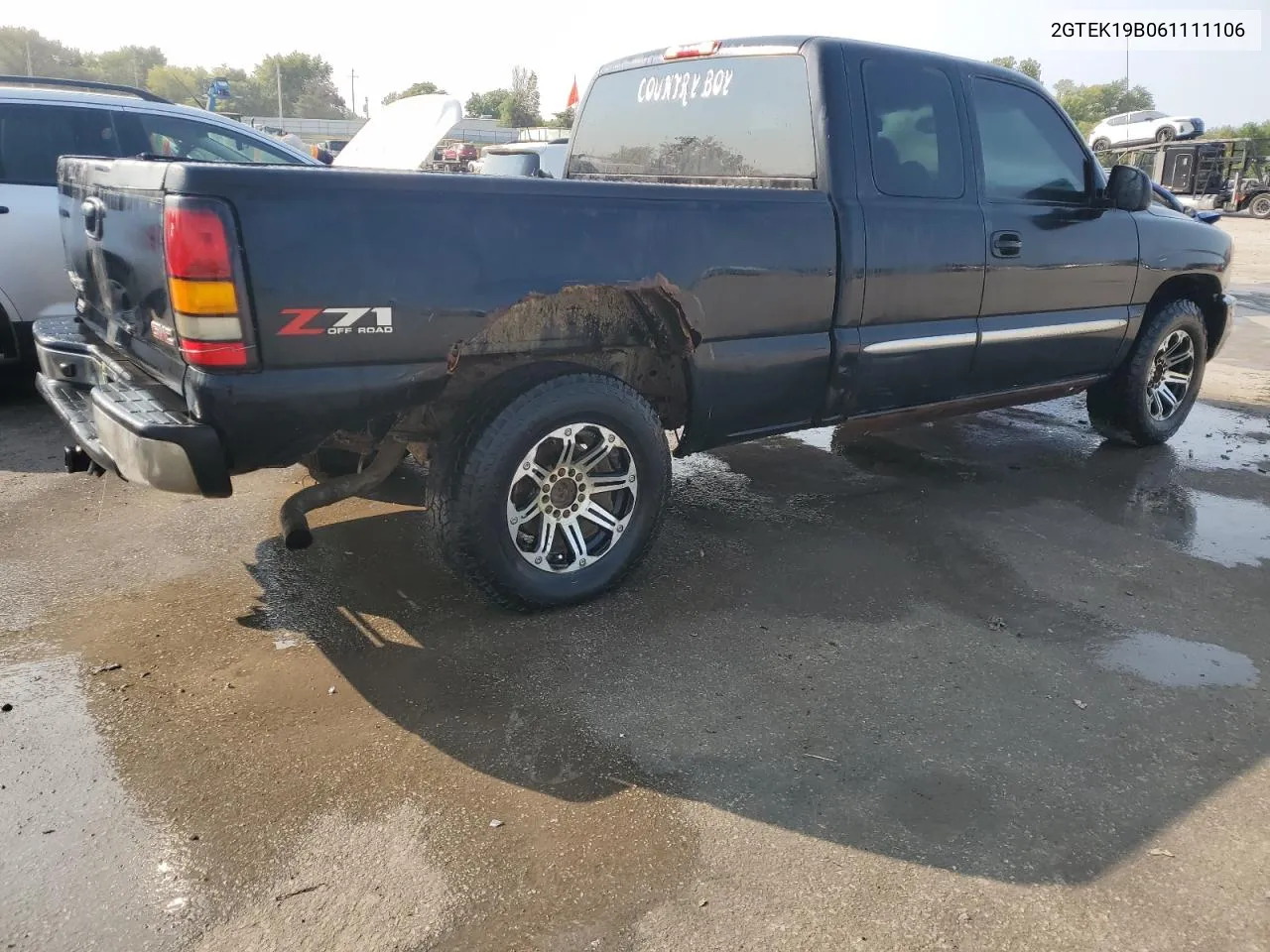 2006 GMC New Sierra K1500 VIN: 2GTEK19B061111106 Lot: 70290734