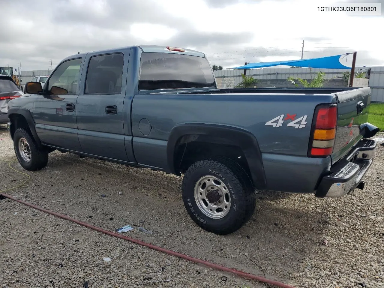 2006 GMC Sierra K2500 Heavy Duty VIN: 1GTHK23U36F180801 Lot: 70698614