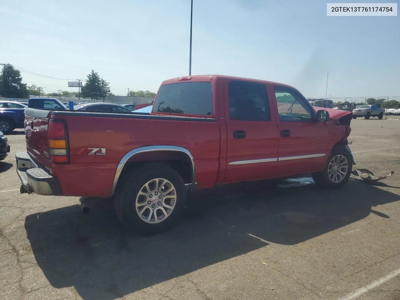 2006 GMC New Sierra K1500 VIN: 2GTEK13T761174754 Lot: 70860354