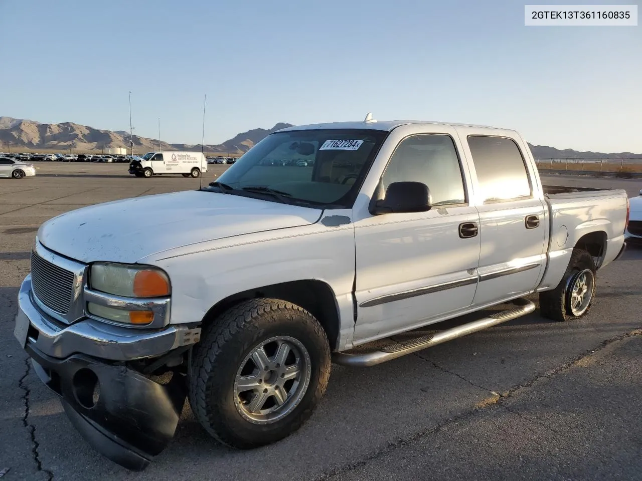 2006 GMC New Sierra K1500 VIN: 2GTEK13T361160835 Lot: 71627284