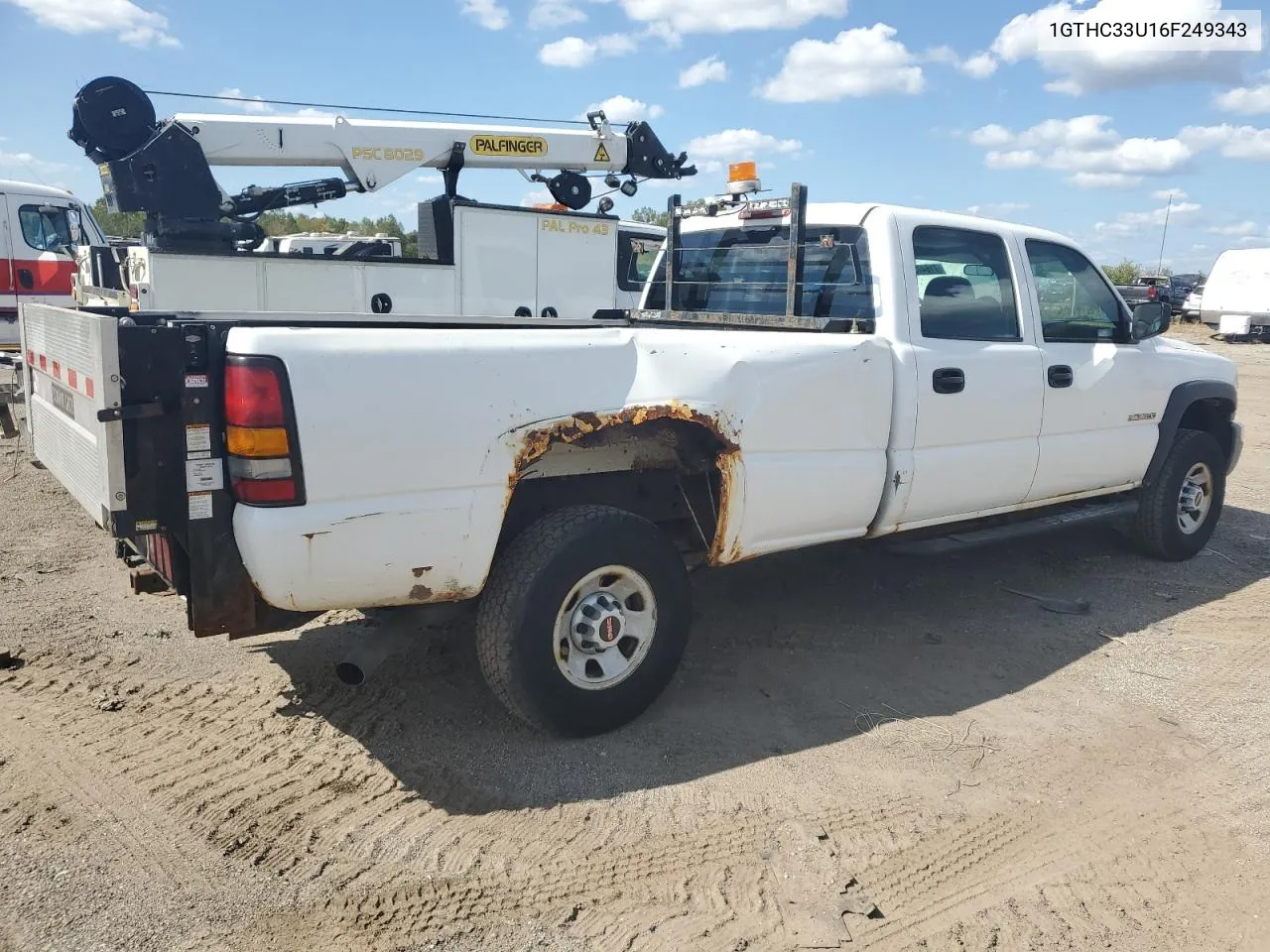 1GTHC33U16F249343 2006 GMC New Sierra C3500