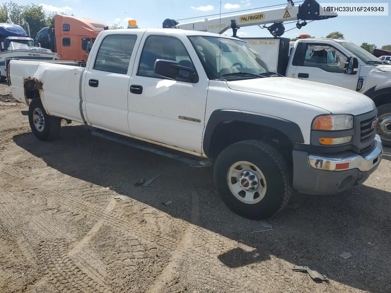 1GTHC33U16F249343 2006 GMC New Sierra C3500