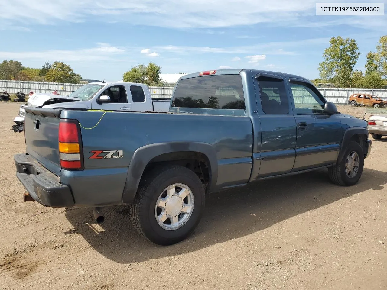 2006 GMC New Sierra K1500 VIN: 1GTEK19Z66Z204300 Lot: 71875424