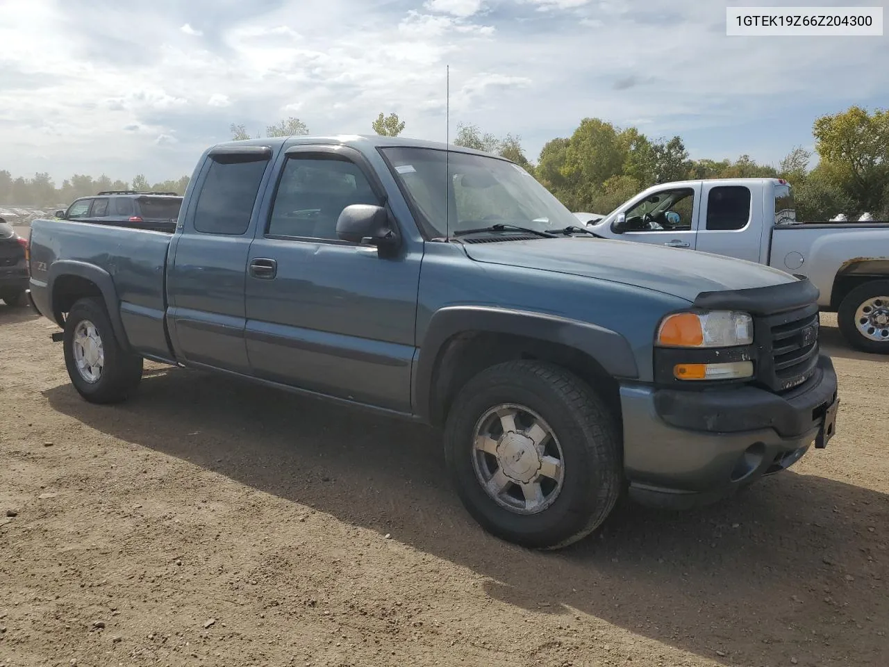 2006 GMC New Sierra K1500 VIN: 1GTEK19Z66Z204300 Lot: 71875424