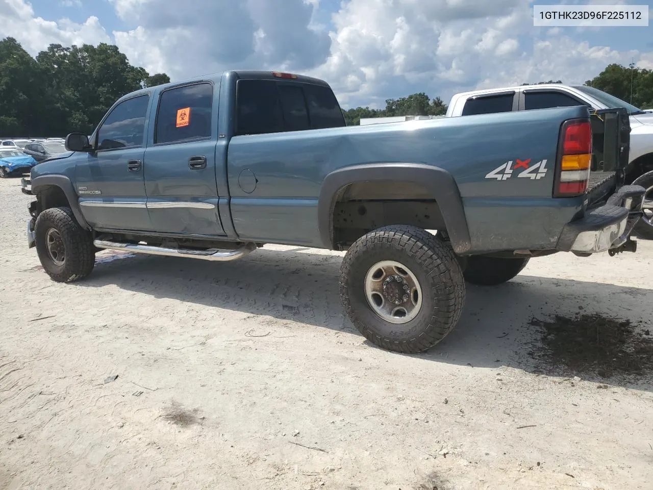 2006 GMC Sierra K2500 Heavy Duty VIN: 1GTHK23D96F225112 Lot: 72020484