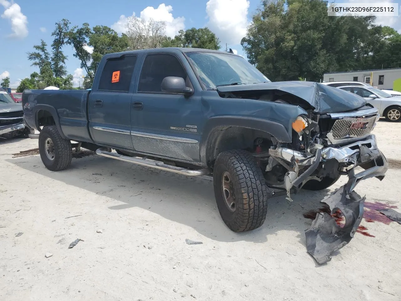 2006 GMC Sierra K2500 Heavy Duty VIN: 1GTHK23D96F225112 Lot: 72020484