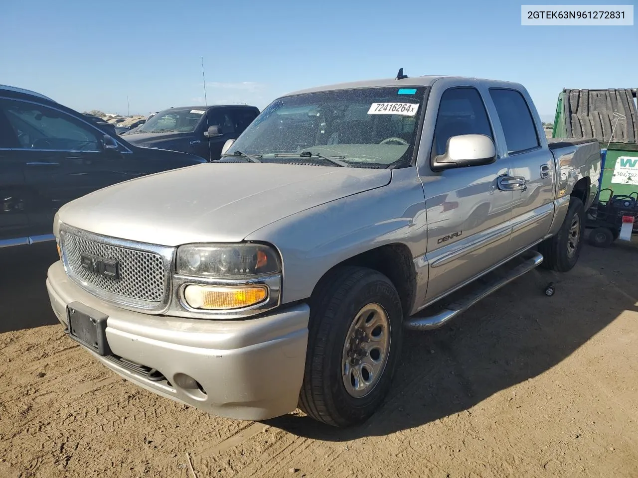 2006 GMC Sierra K1500 Denali VIN: 2GTEK63N961272831 Lot: 72416264