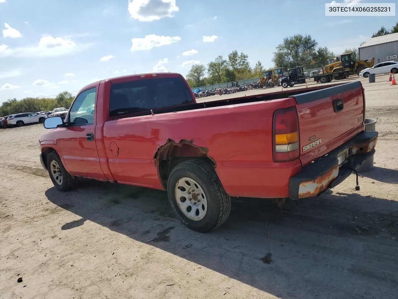 2006 GMC New Sierra C1500 VIN: 3GTEC14X06G255231 Lot: 72630804