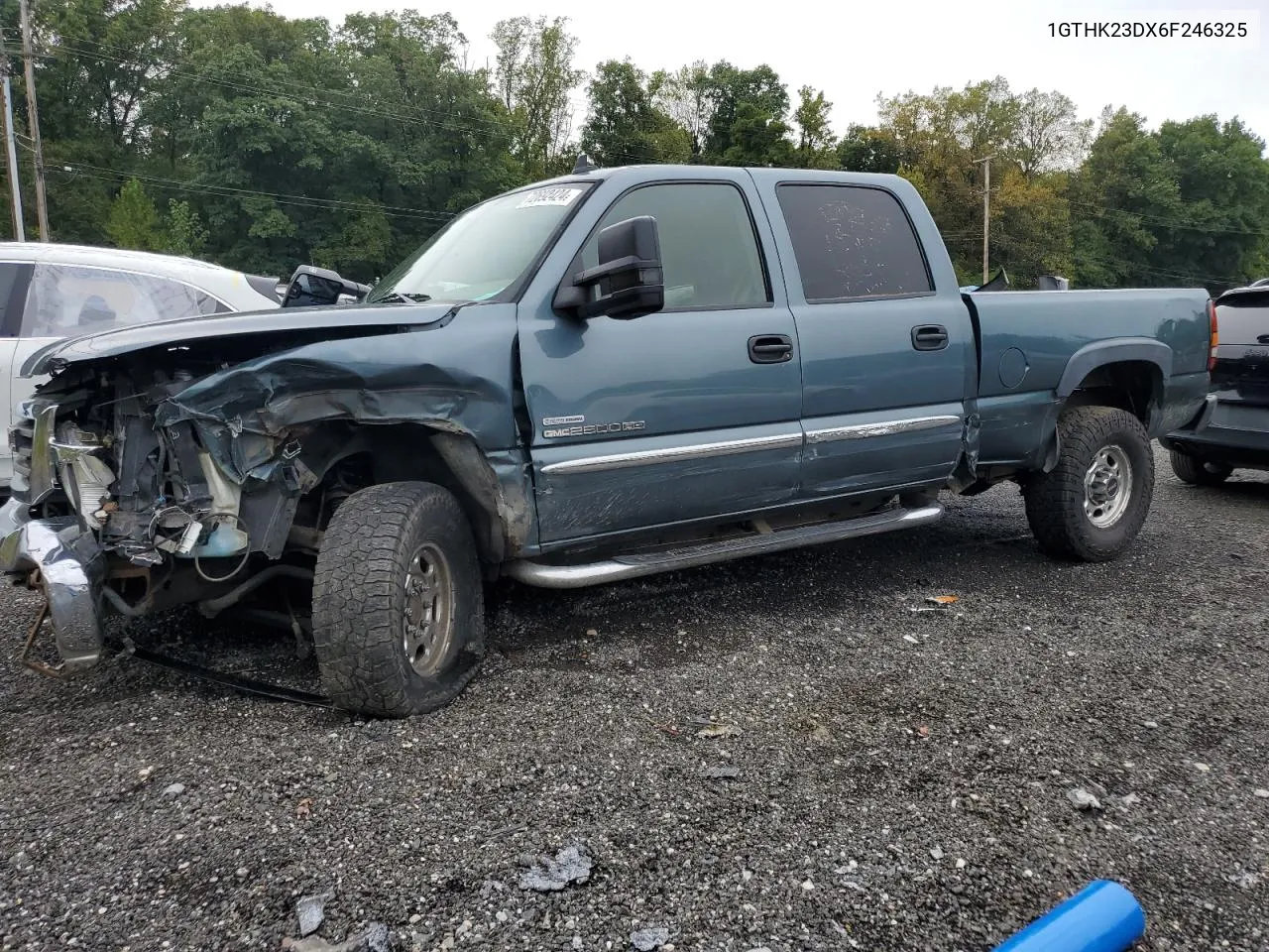 2006 GMC Sierra K2500 Heavy Duty VIN: 1GTHK23DX6F246325 Lot: 72692424