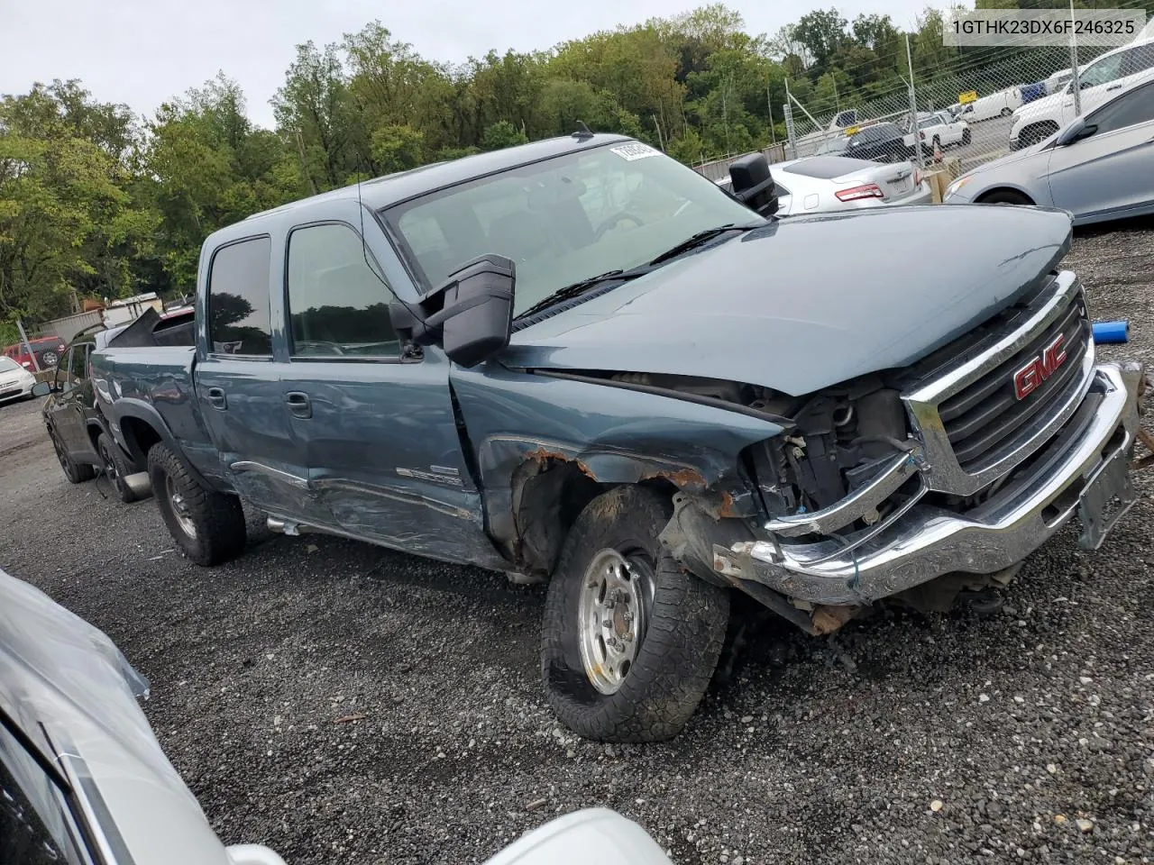 2006 GMC Sierra K2500 Heavy Duty VIN: 1GTHK23DX6F246325 Lot: 72692424