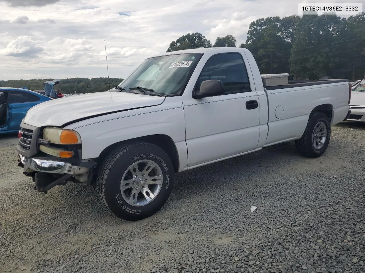 2006 GMC New Sierra C1500 VIN: 1GTEC14V86E213332 Lot: 72988074