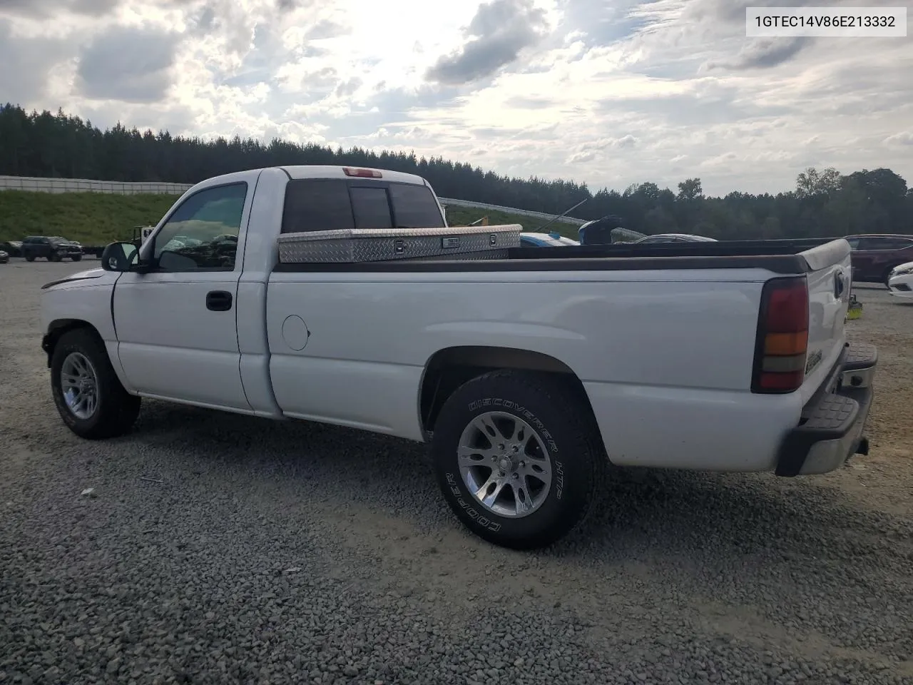 2006 GMC New Sierra C1500 VIN: 1GTEC14V86E213332 Lot: 72988074