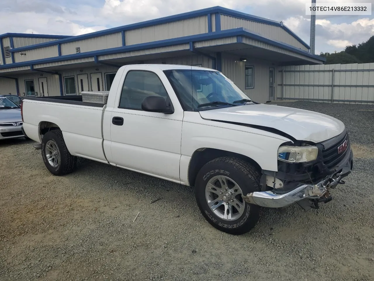 2006 GMC New Sierra C1500 VIN: 1GTEC14V86E213332 Lot: 72988074