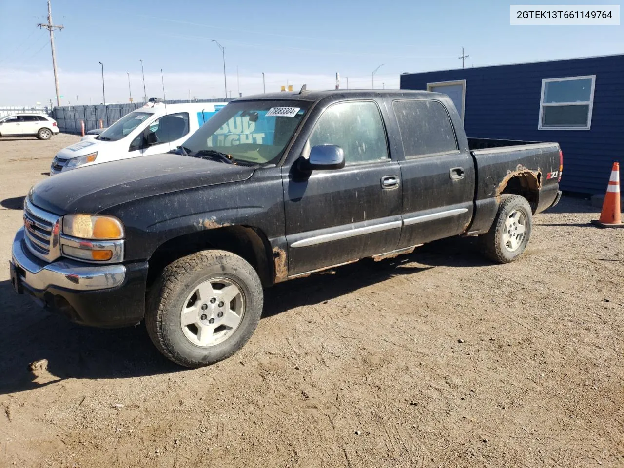 2006 GMC New Sierra K1500 VIN: 2GTEK13T661149764 Lot: 73083304