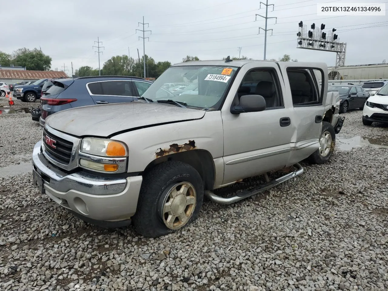 2006 GMC New Sierra K1500 VIN: 2GTEK13Z461334996 Lot: 73184994