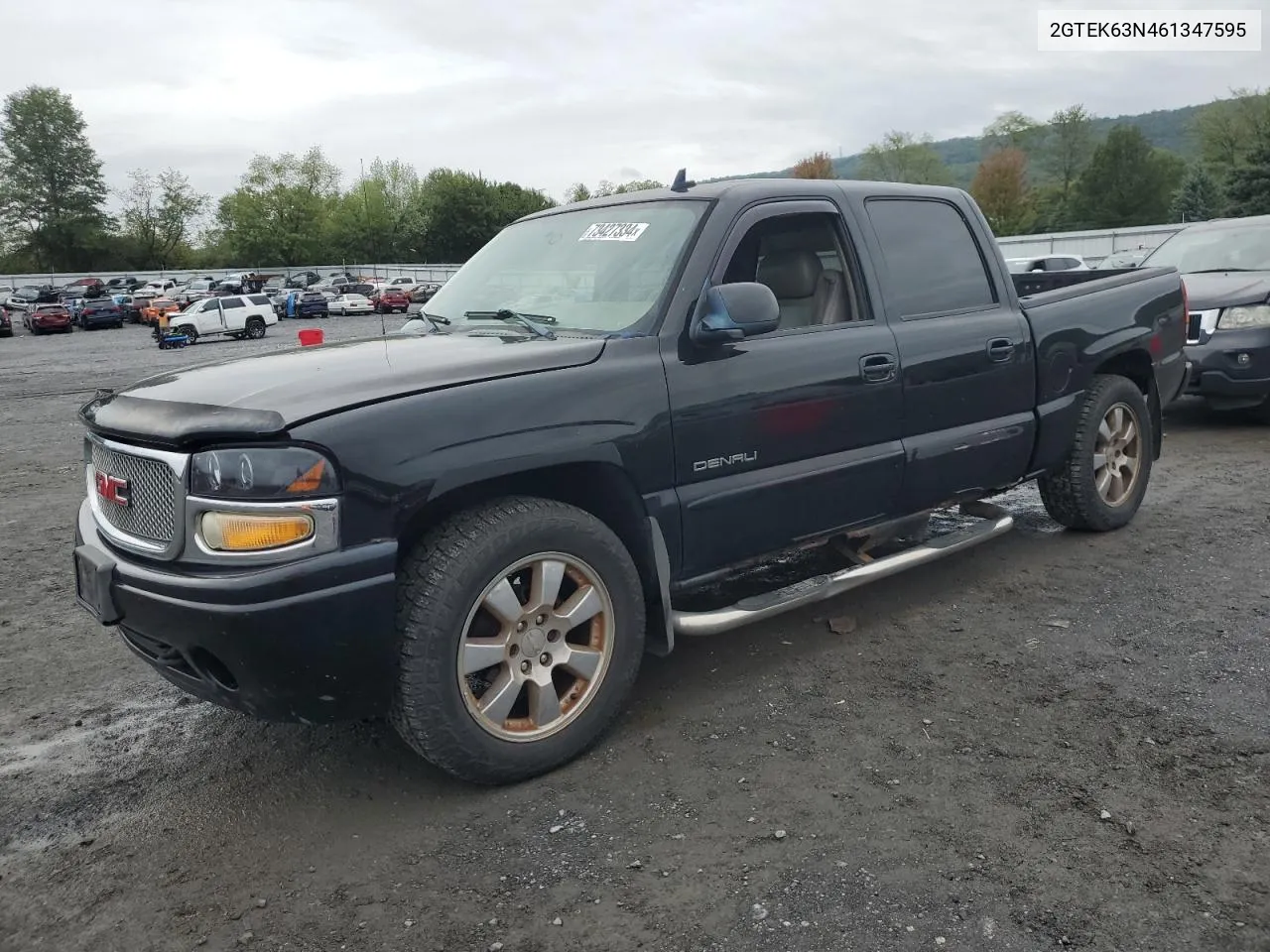 2006 GMC Sierra K1500 Denali VIN: 2GTEK63N461347595 Lot: 73427334