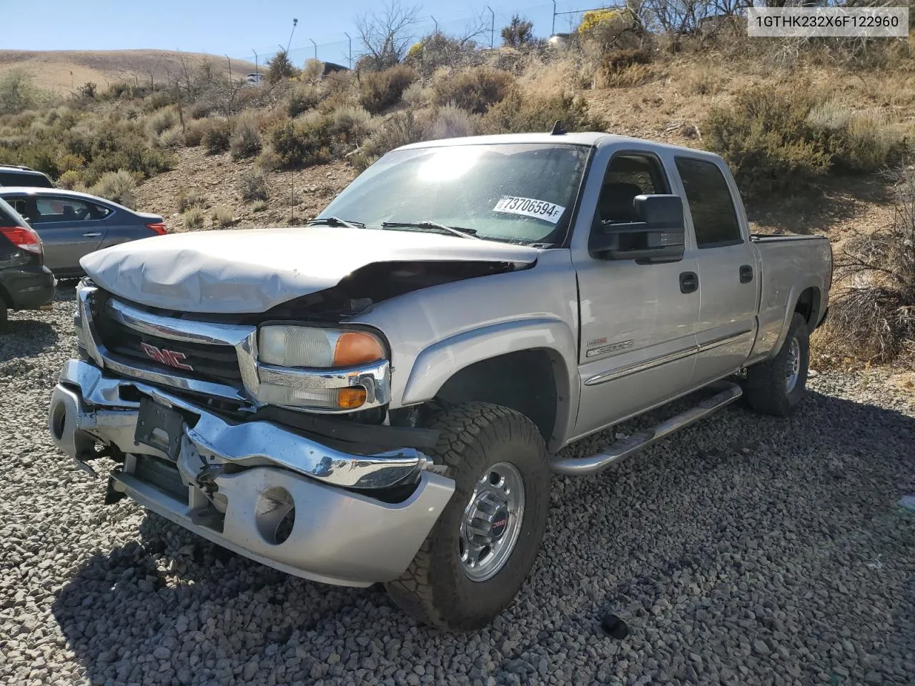 2006 GMC Sierra K2500 Heavy Duty VIN: 1GTHK232X6F122960 Lot: 73706594