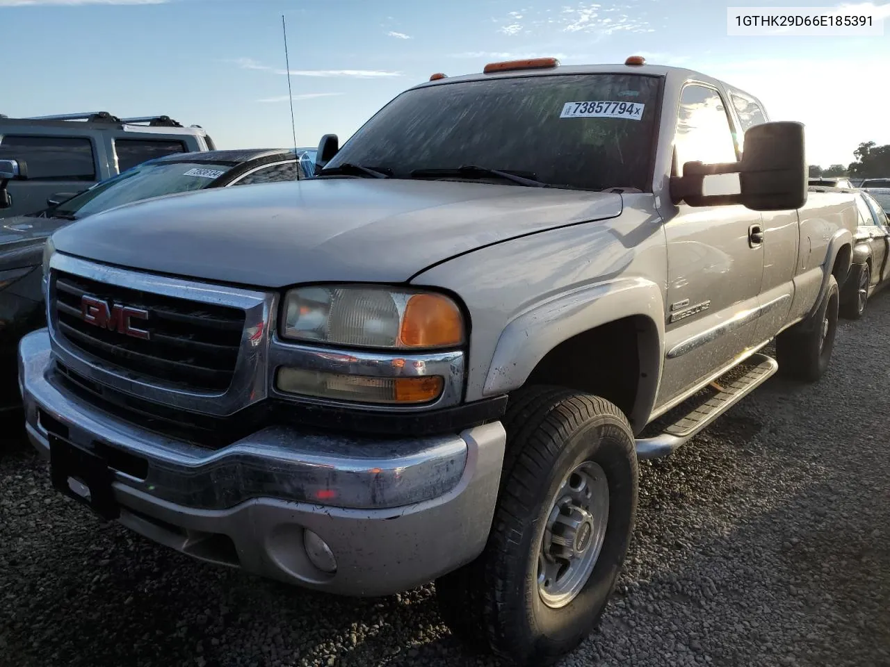 2006 GMC Sierra K2500 Heavy Duty VIN: 1GTHK29D66E185391 Lot: 73857794