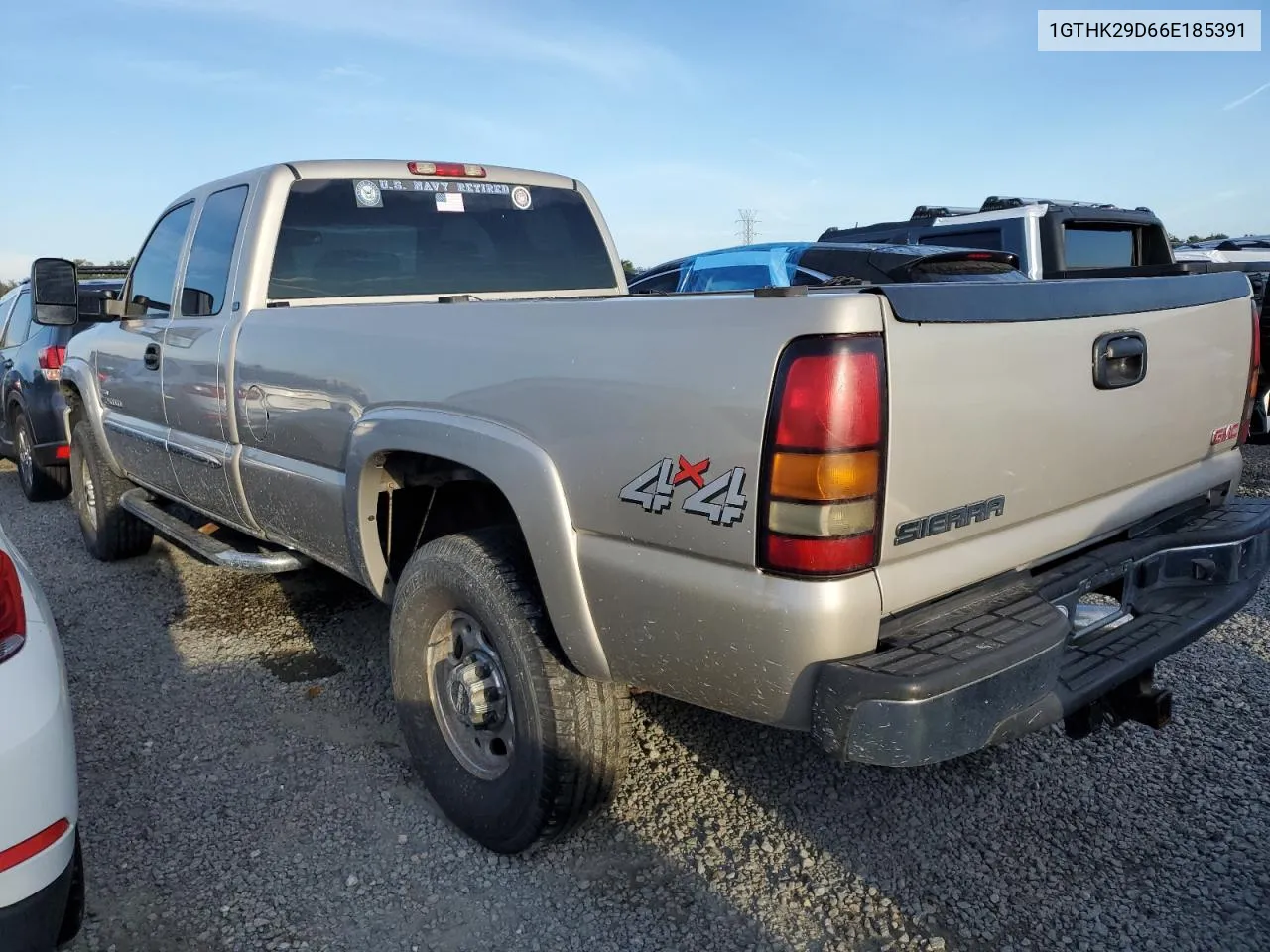 2006 GMC Sierra K2500 Heavy Duty VIN: 1GTHK29D66E185391 Lot: 73857794