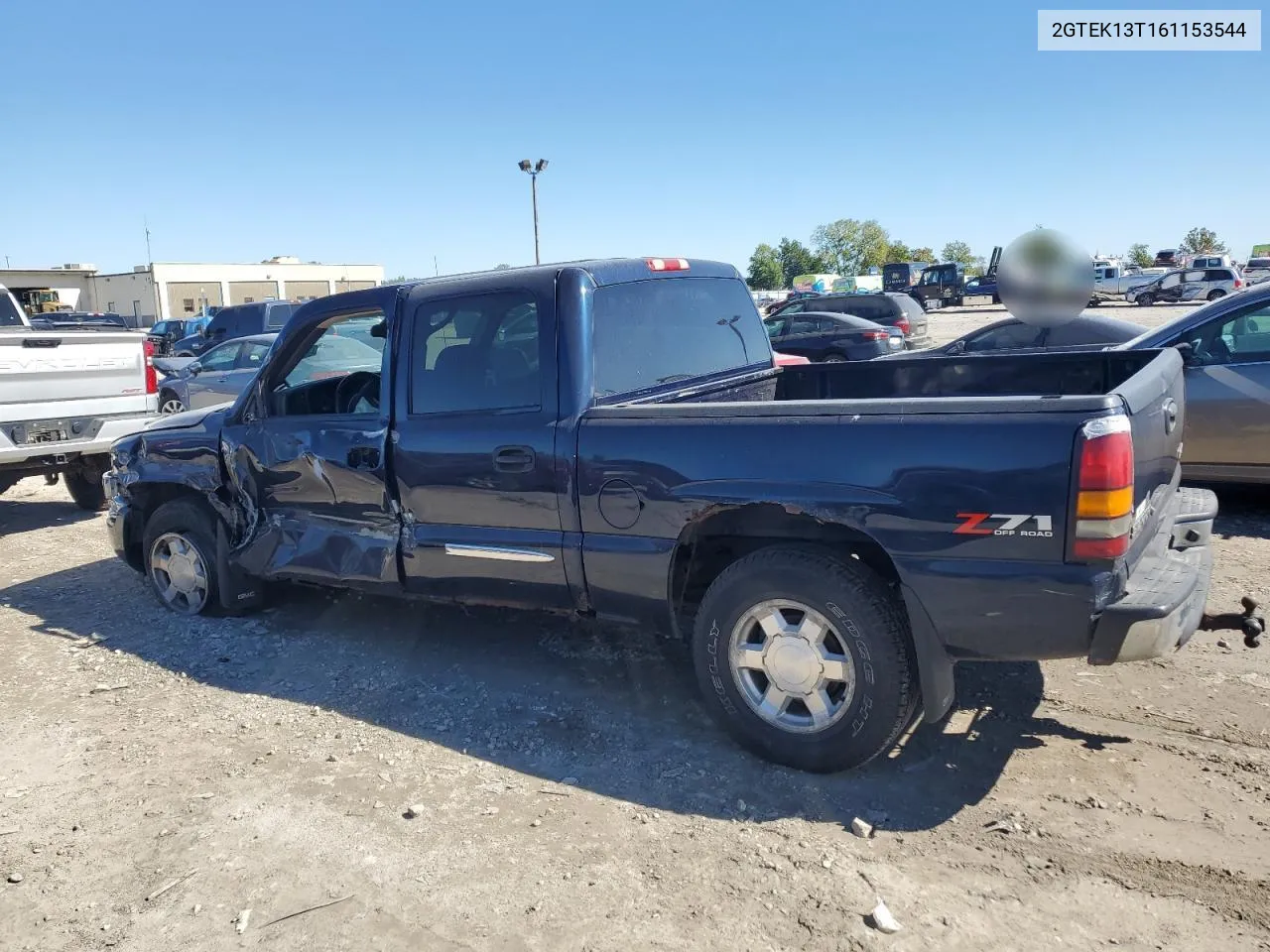 2006 GMC New Sierra K1500 VIN: 2GTEK13T161153544 Lot: 73953794