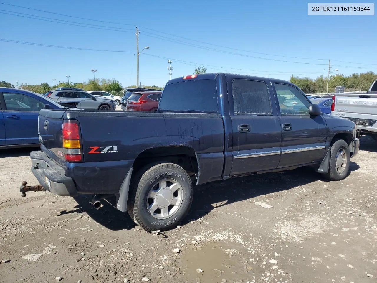 2006 GMC New Sierra K1500 VIN: 2GTEK13T161153544 Lot: 73953794