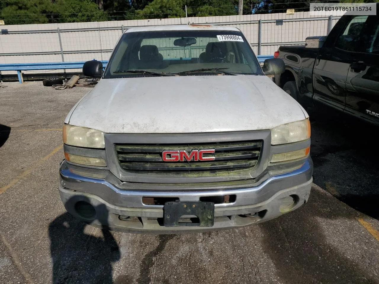 2006 GMC New Sierra C1500 VIN: 2GTEC19T861115734 Lot: 73998804