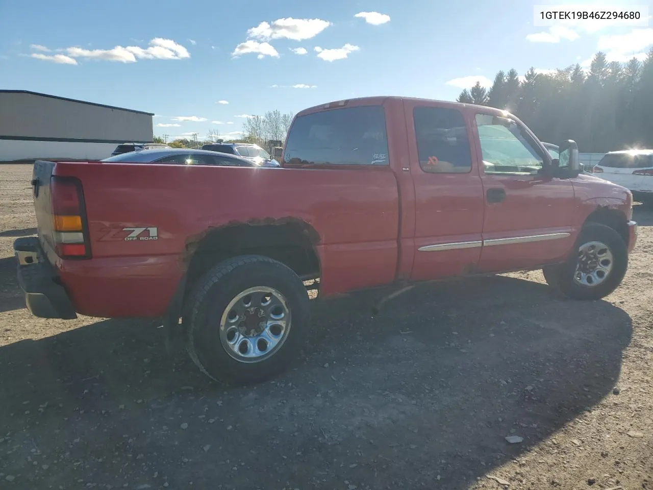 2006 GMC New Sierra K1500 VIN: 1GTEK19B46Z294680 Lot: 74038334