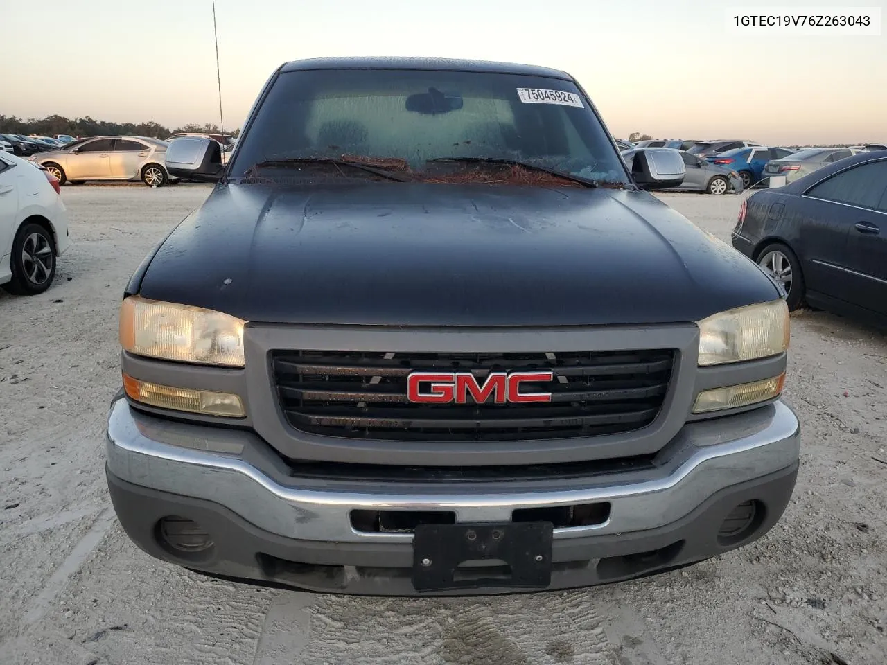 2006 GMC New Sierra C1500 VIN: 1GTEC19V76Z263043 Lot: 75045924