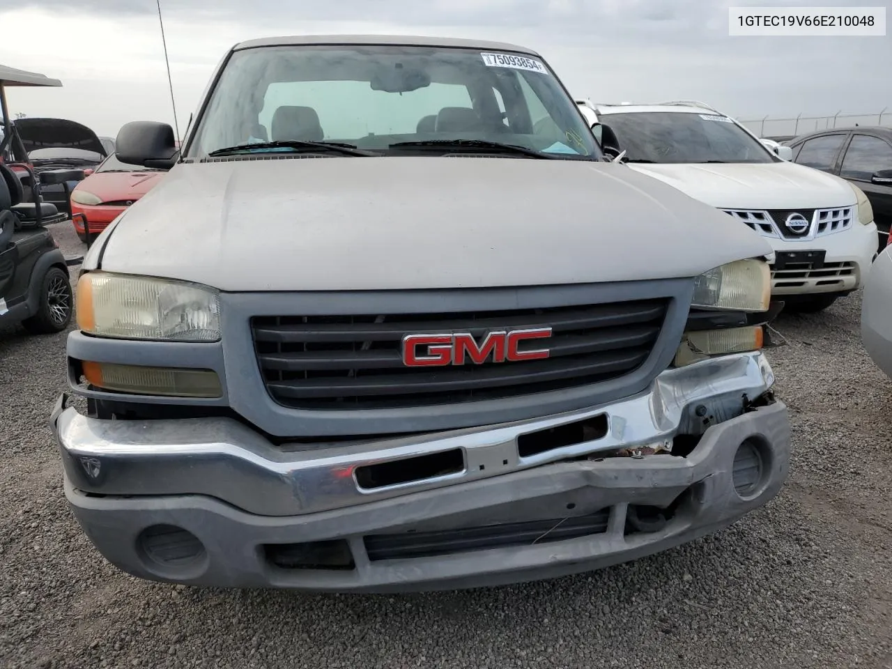 2006 GMC New Sierra C1500 VIN: 1GTEC19V66E210048 Lot: 75093854