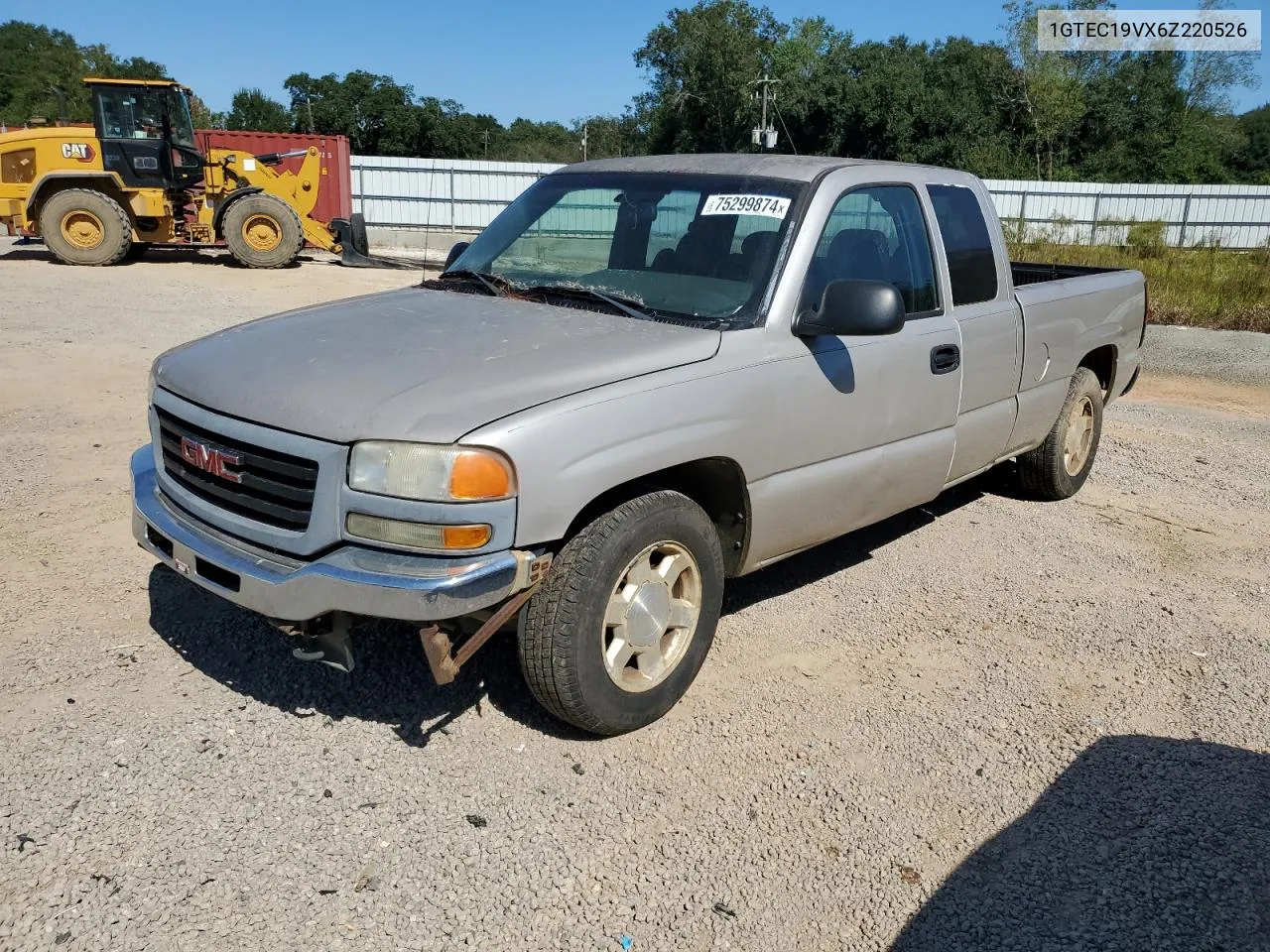 2006 GMC New Sierra C1500 VIN: 1GTEC19VX6Z220526 Lot: 75299874