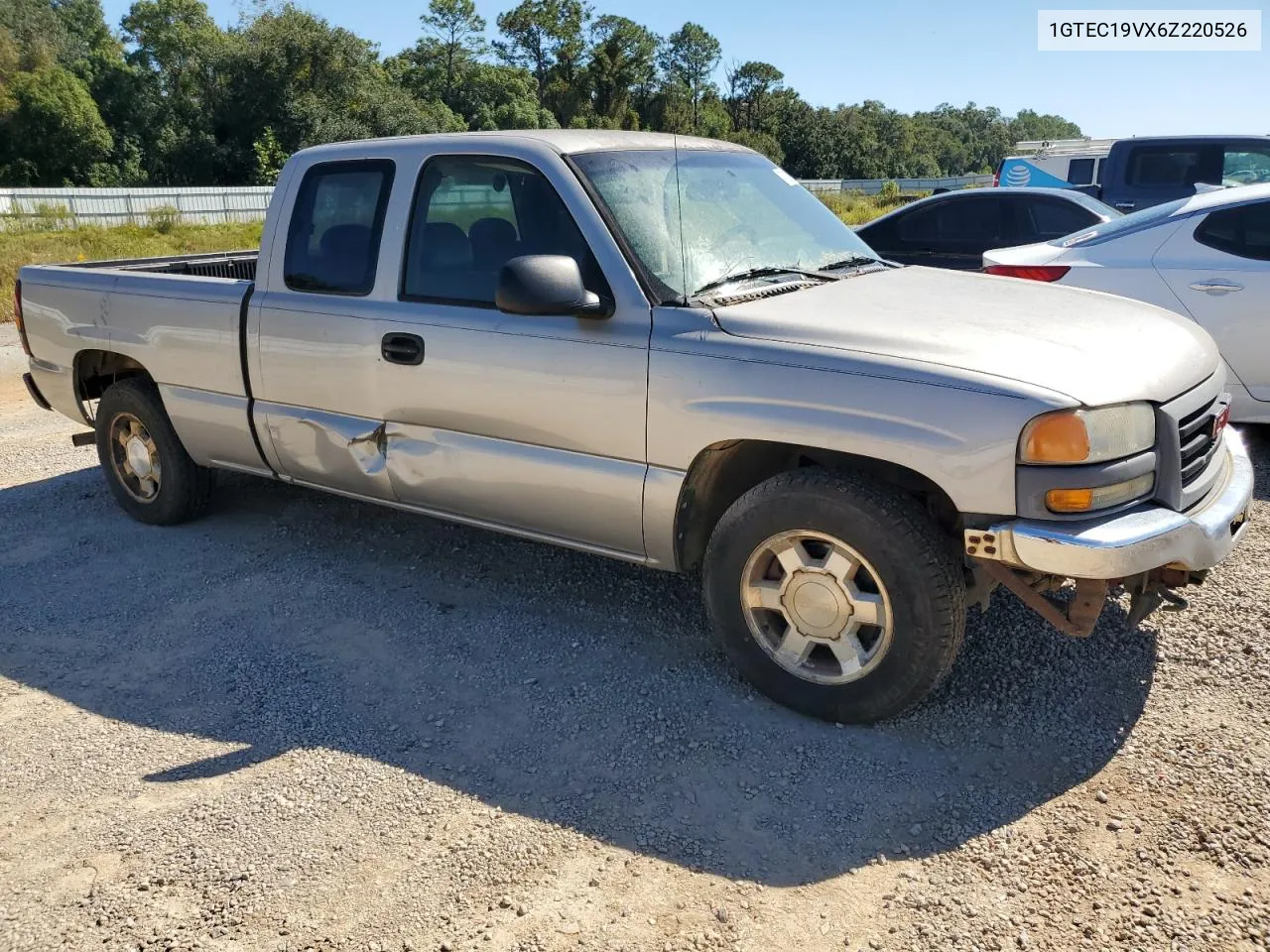 2006 GMC New Sierra C1500 VIN: 1GTEC19VX6Z220526 Lot: 75299874