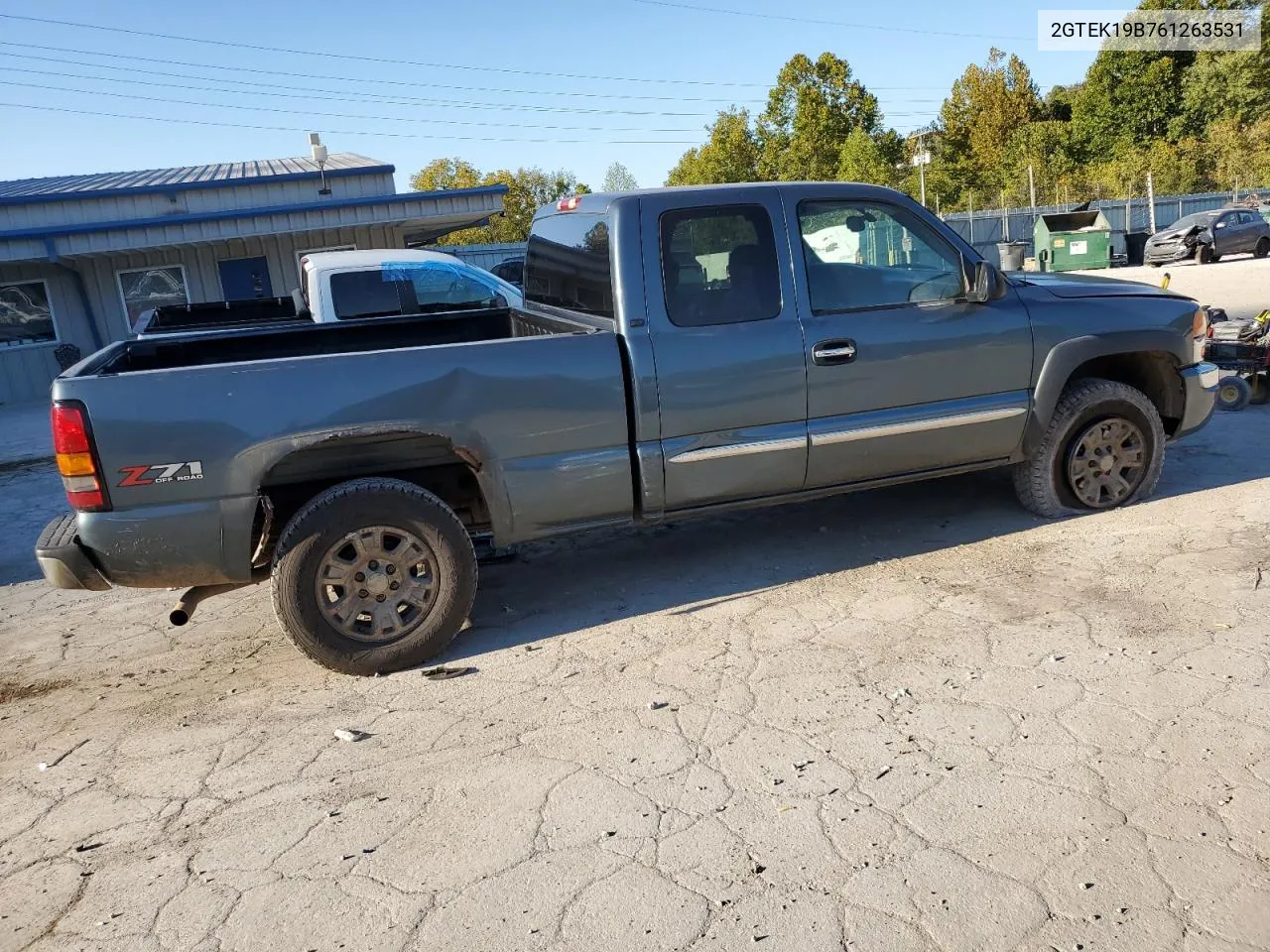 2006 GMC New Sierra K1500 VIN: 2GTEK19B761263531 Lot: 75464764