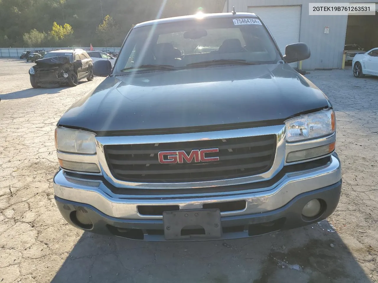 2006 GMC New Sierra K1500 VIN: 2GTEK19B761263531 Lot: 75464764