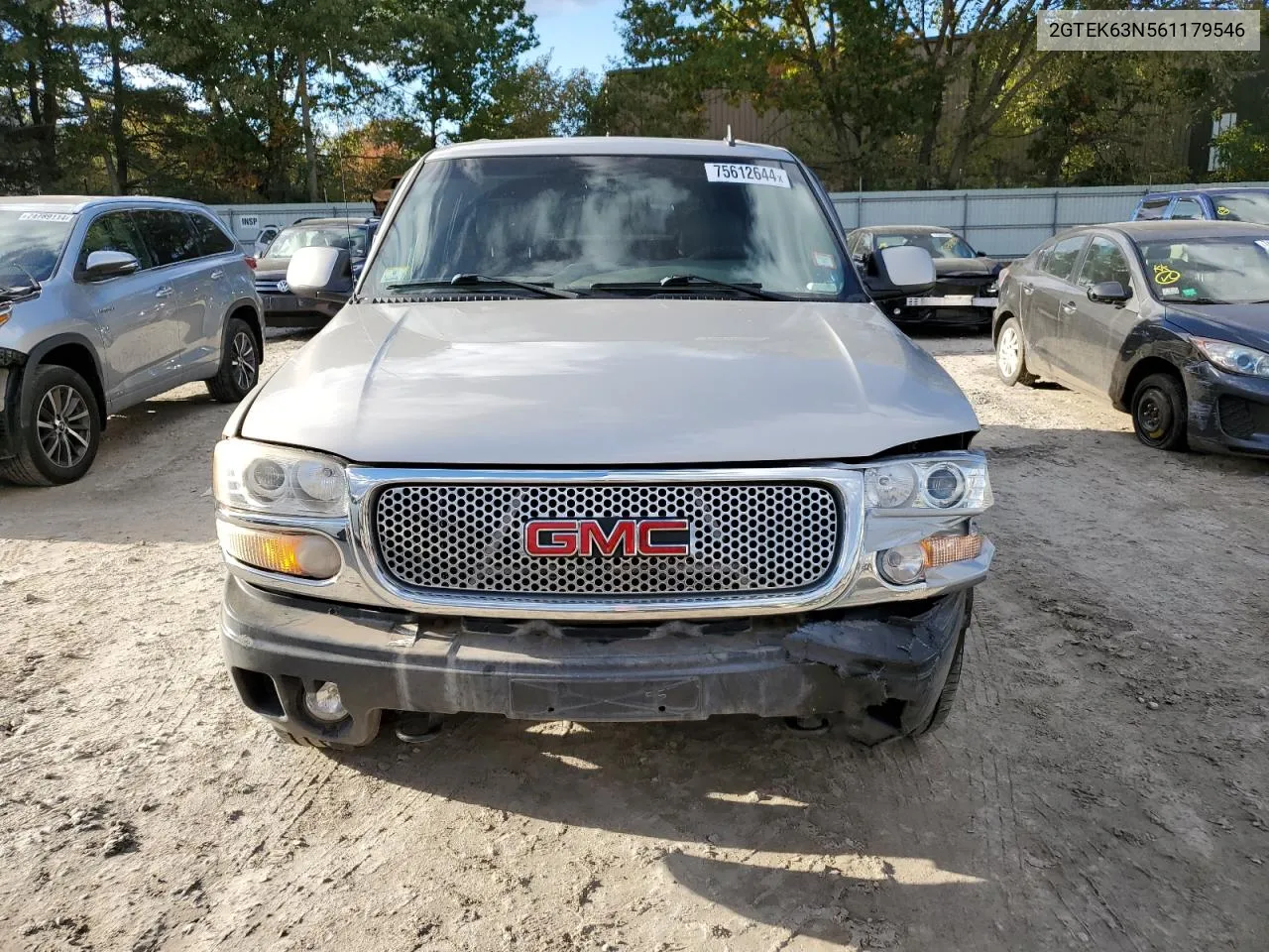 2006 GMC Sierra K1500 Denali VIN: 2GTEK63N561179546 Lot: 75612644