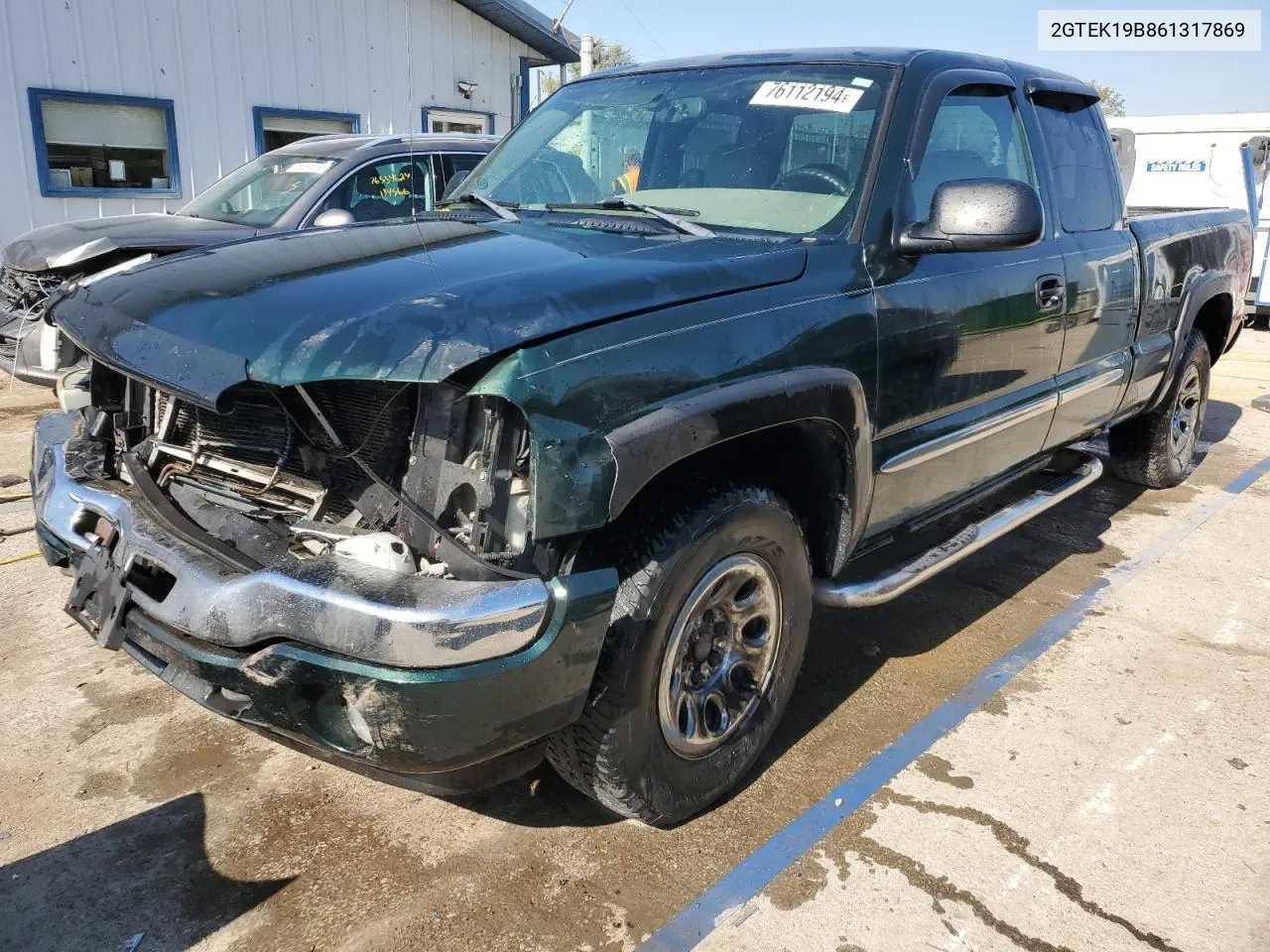 2006 GMC New Sierra K1500 VIN: 2GTEK19B861317869 Lot: 76112194