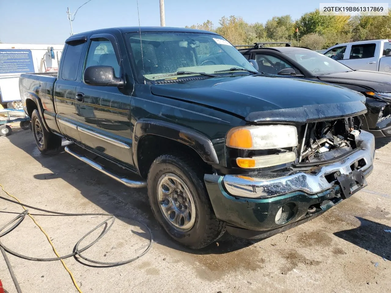 2006 GMC New Sierra K1500 VIN: 2GTEK19B861317869 Lot: 76112194