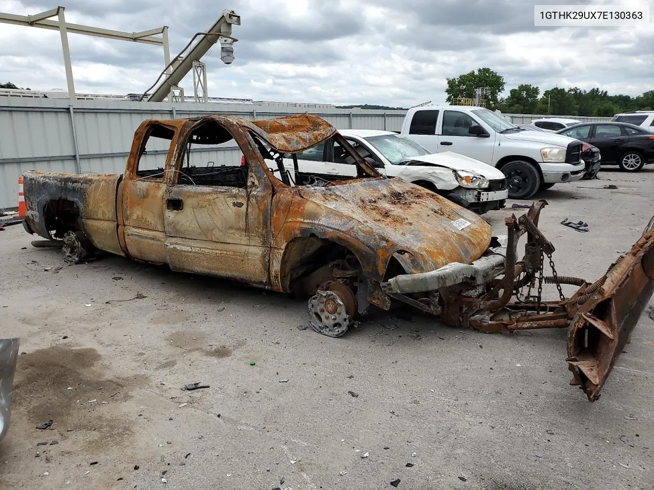 2007 GMC Sierra K2500 Heavy Duty VIN: 1GTHK29UX7E130363 Lot: 59159514