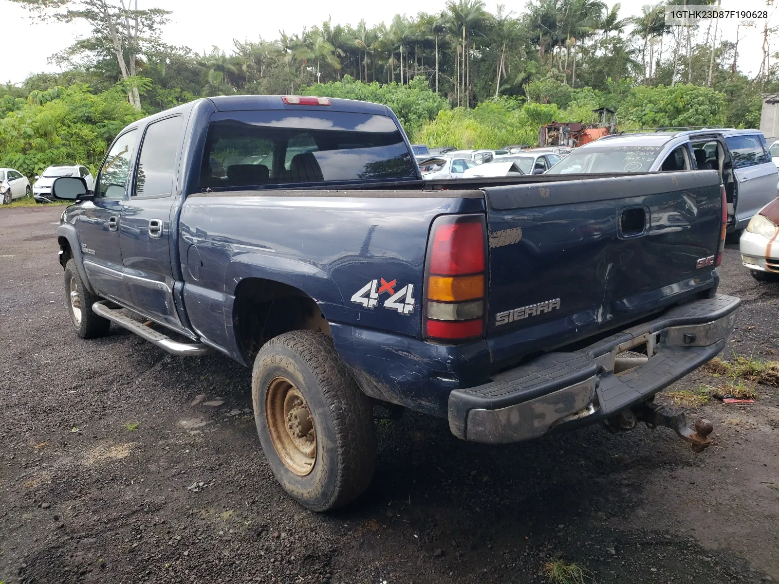 2007 GMC Sierra K2500 Heavy Duty VIN: 1GTHK23D87F190628 Lot: 61906284