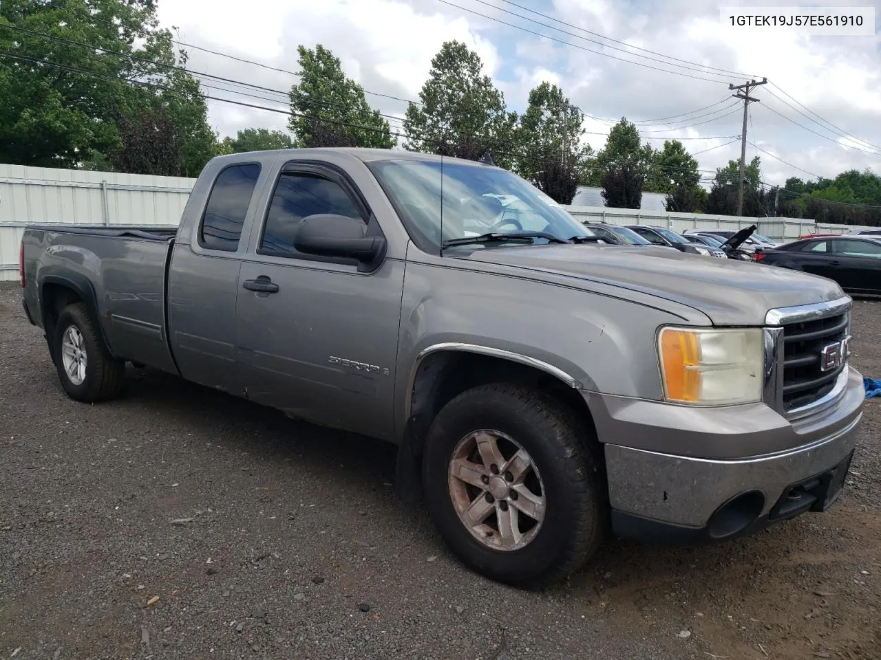 2007 GMC New Sierra K1500 VIN: 1GTEK19J57E561910 Lot: 62225234