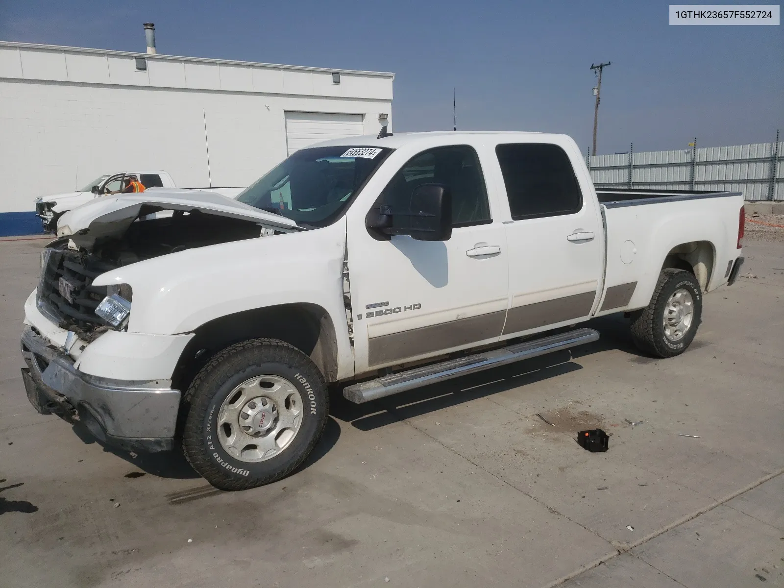 2007 GMC Sierra K2500 Heavy Duty VIN: 1GTHK23657F552724 Lot: 64663274