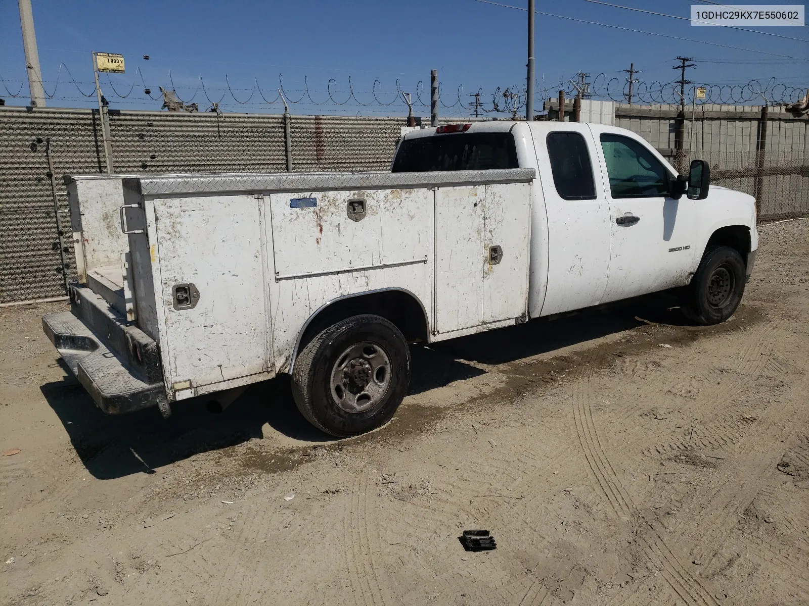 2007 GMC Sierra C2500 Heavy Duty VIN: 1GDHC29KX7E550602 Lot: 66206194