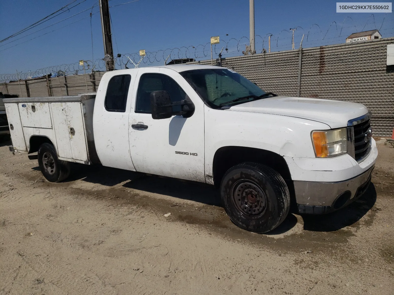 2007 GMC Sierra C2500 Heavy Duty VIN: 1GDHC29KX7E550602 Lot: 66206194