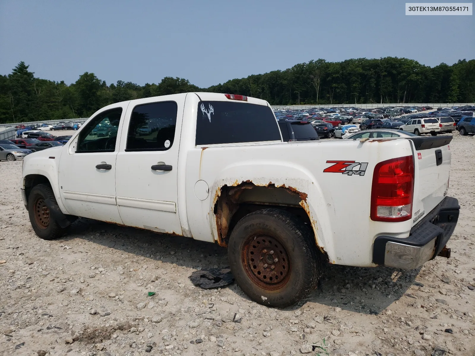 2007 GMC New Sierra K1500 VIN: 3GTEK13M87G554171 Lot: 67442034