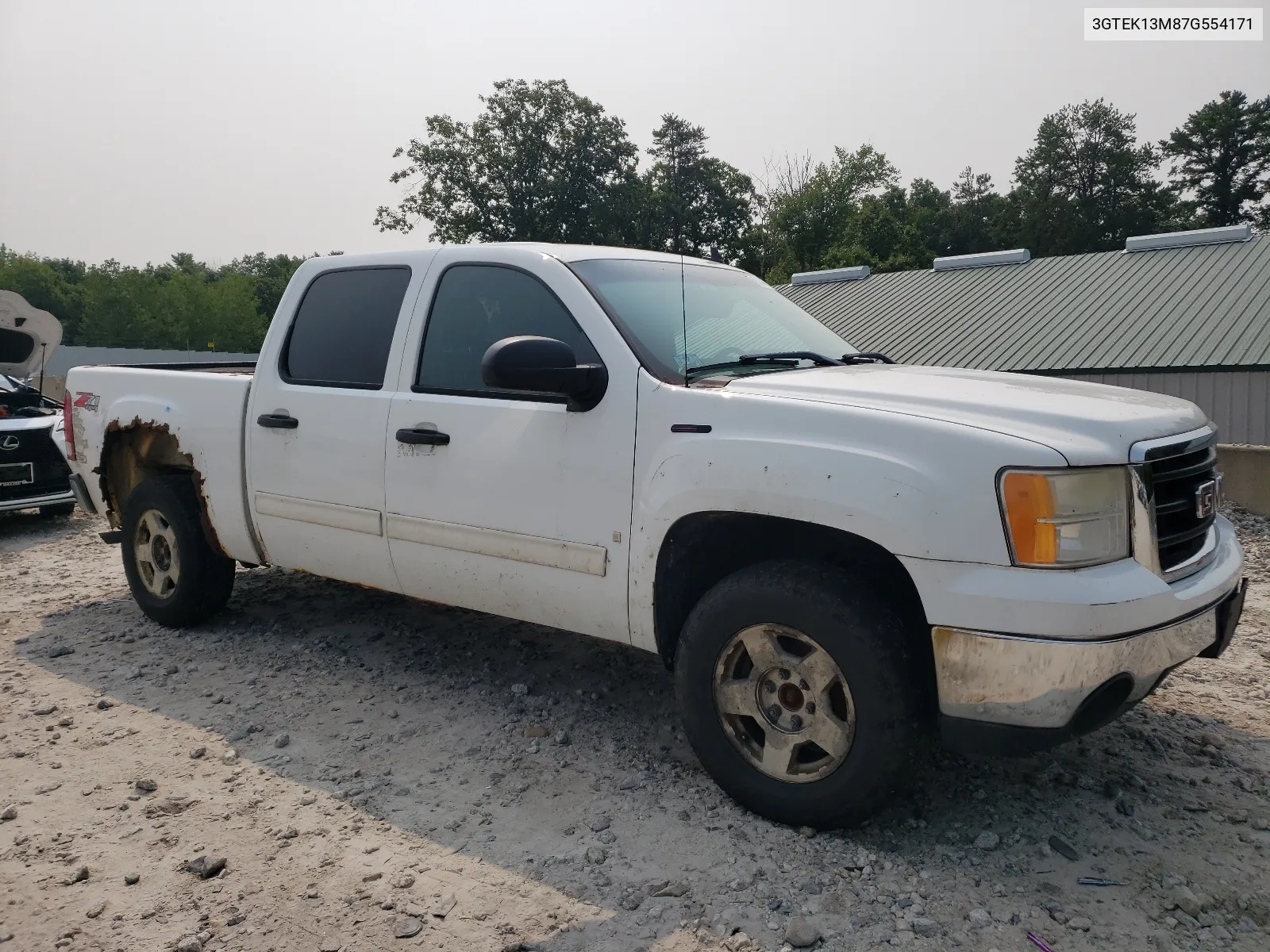 2007 GMC New Sierra K1500 VIN: 3GTEK13M87G554171 Lot: 67442034