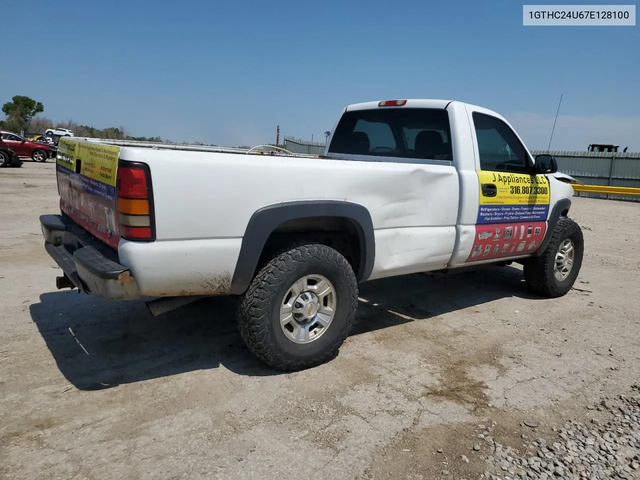 2007 GMC Sierra C2500 Heavy Duty VIN: 1GTHC24U67E128100 Lot: 67444844