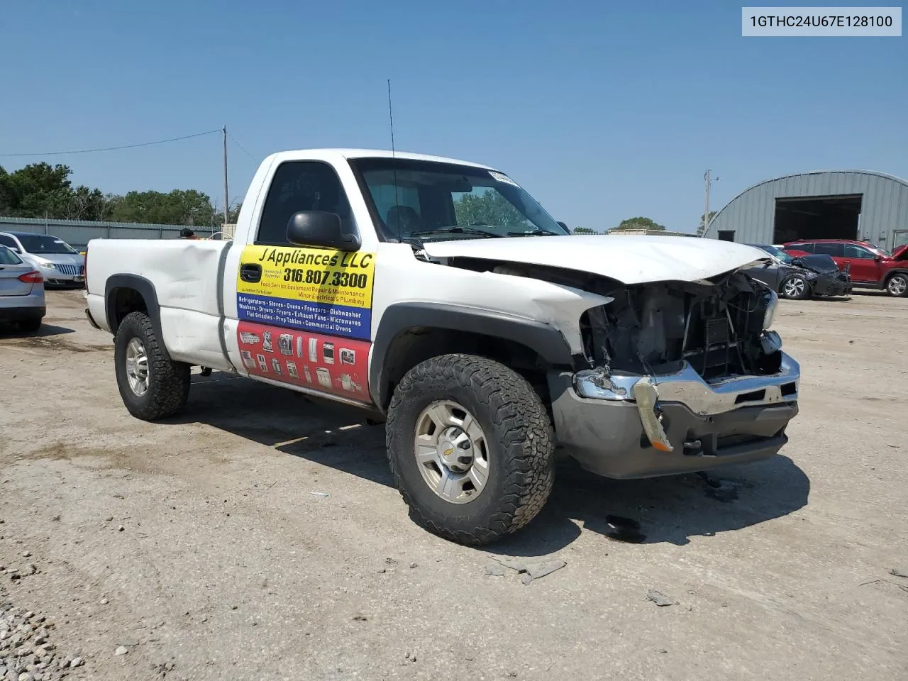 2007 GMC Sierra C2500 Heavy Duty VIN: 1GTHC24U67E128100 Lot: 67444844