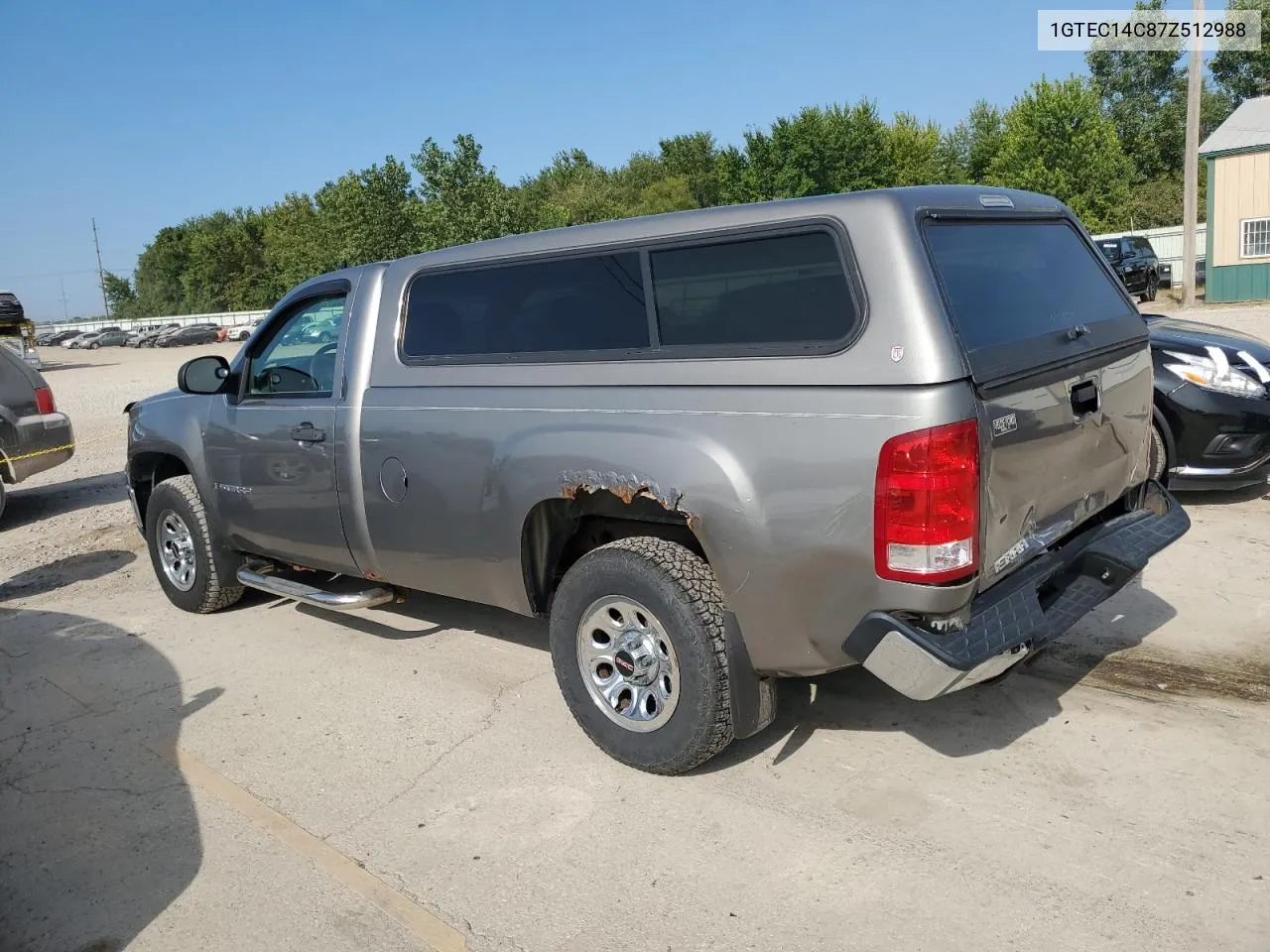 1GTEC14C87Z512988 2007 GMC New Sierra C1500