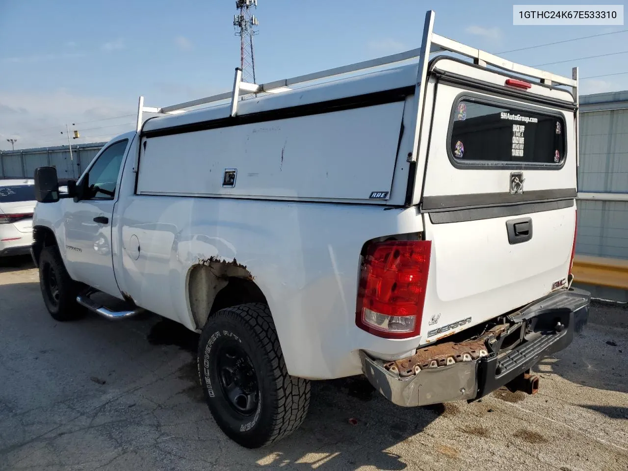 2007 GMC Sierra C2500 Heavy Duty VIN: 1GTHC24K67E533310 Lot: 69476214