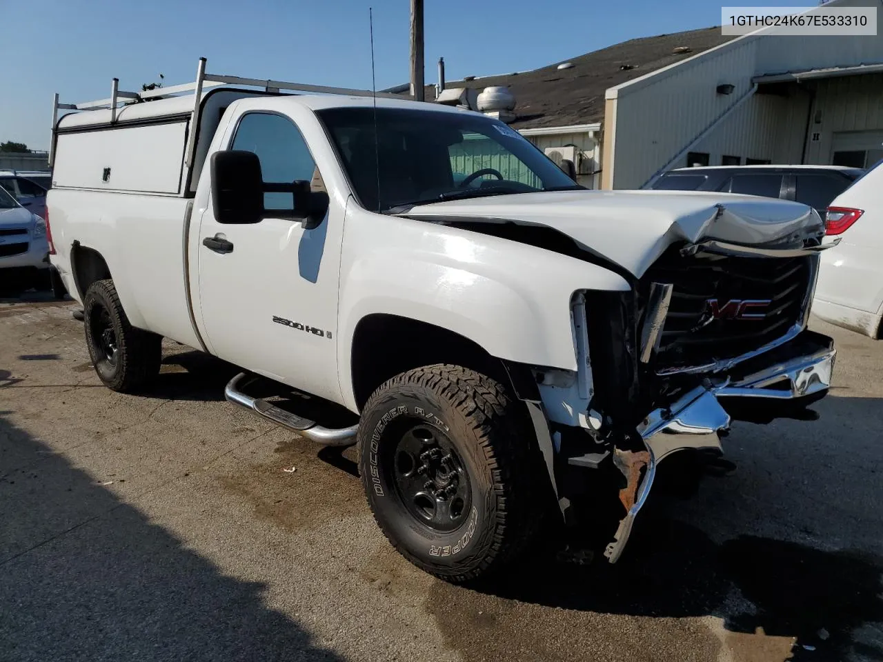 2007 GMC Sierra C2500 Heavy Duty VIN: 1GTHC24K67E533310 Lot: 69476214